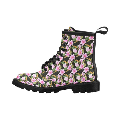 Magnolia Pattern Print Design MAG08 Women's Boots