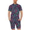 Tribal aztec Dark Multicolor Men's Romper