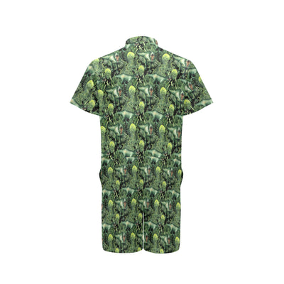 Dinosaur T Rex Print Pattern Men's Romper