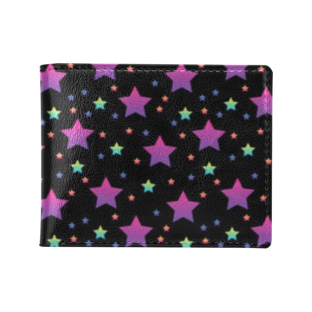 Star Print Design LKS305 Men's ID Card Wallet