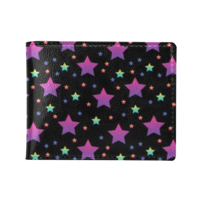 Star Print Design LKS305 Men's ID Card Wallet