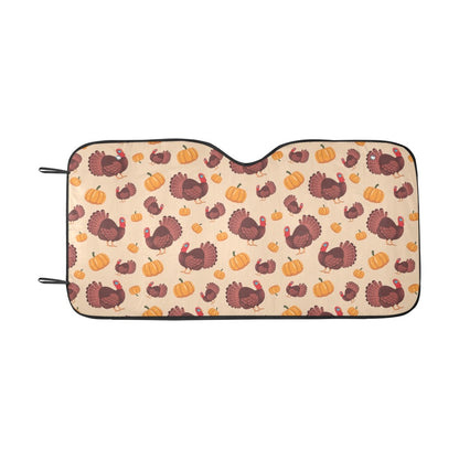 Thanksgiving Print Design LKS308 Car front Windshield Sun Shade