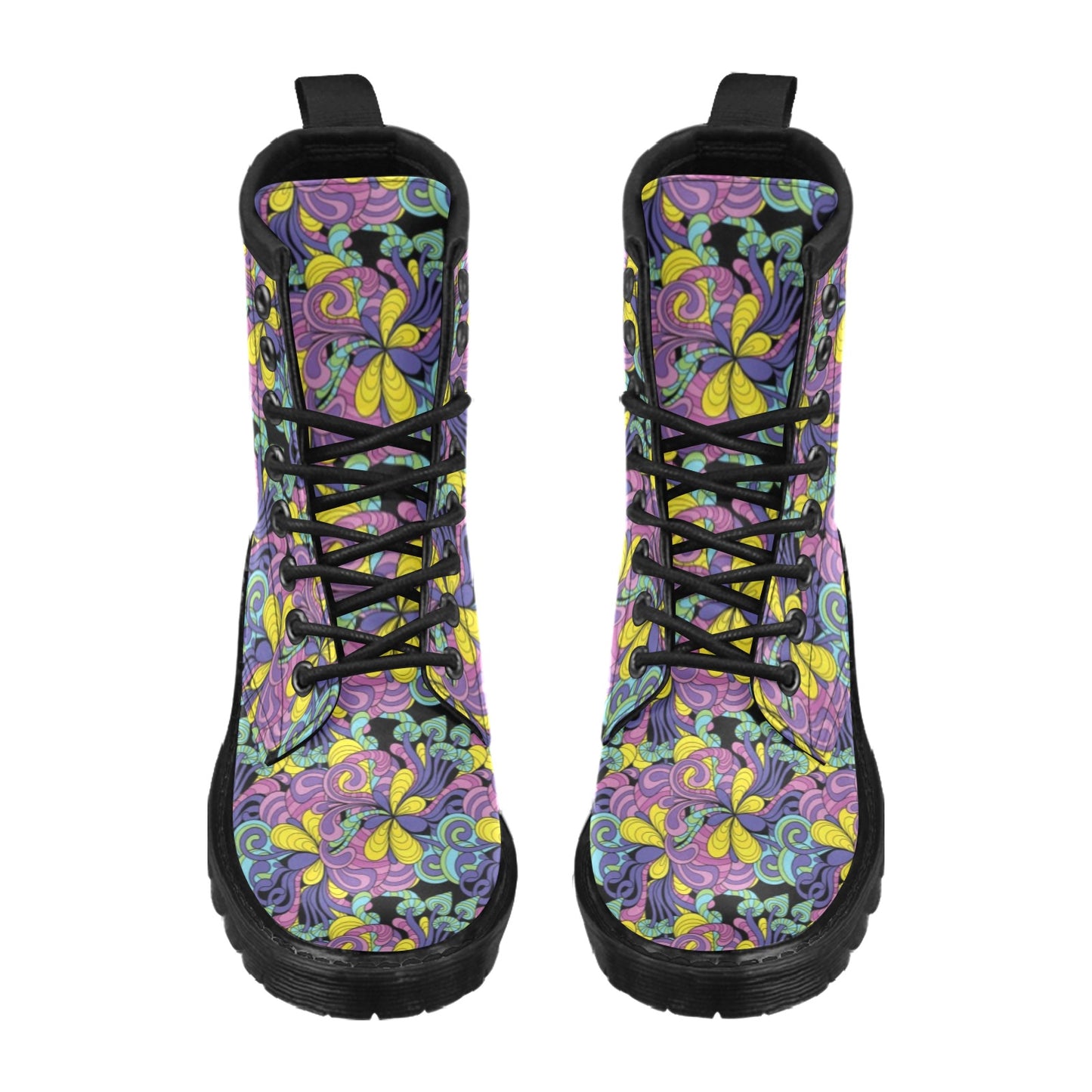 Trippy Print Design LKS305 Women's Boots
