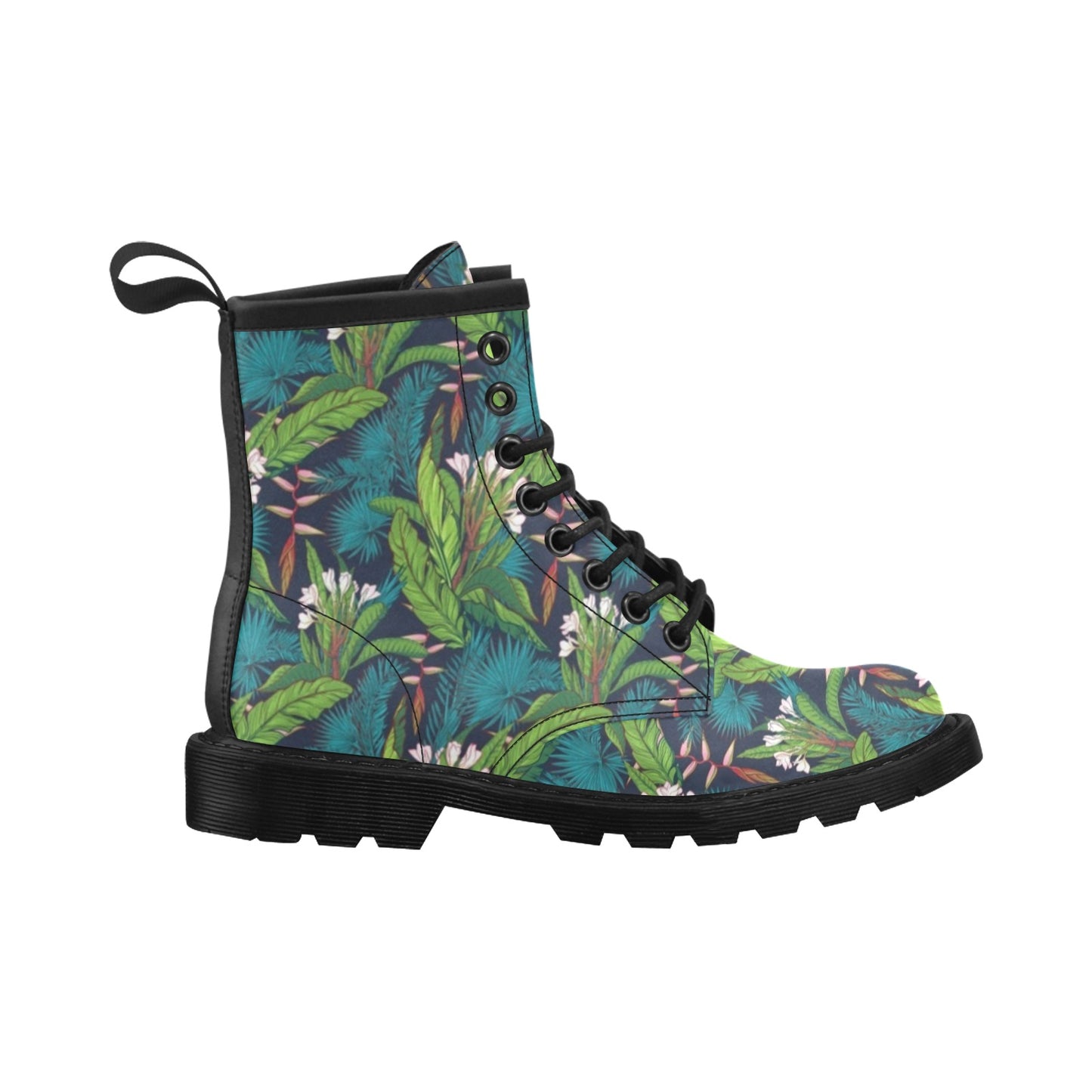 Rainforest Pattern Print Design RF01 Women's Boots