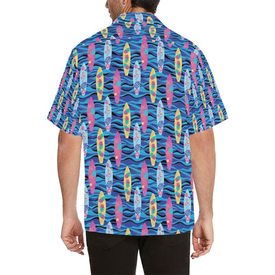 Surfboard Print Design LKS304 Men's Hawaiian Shirt