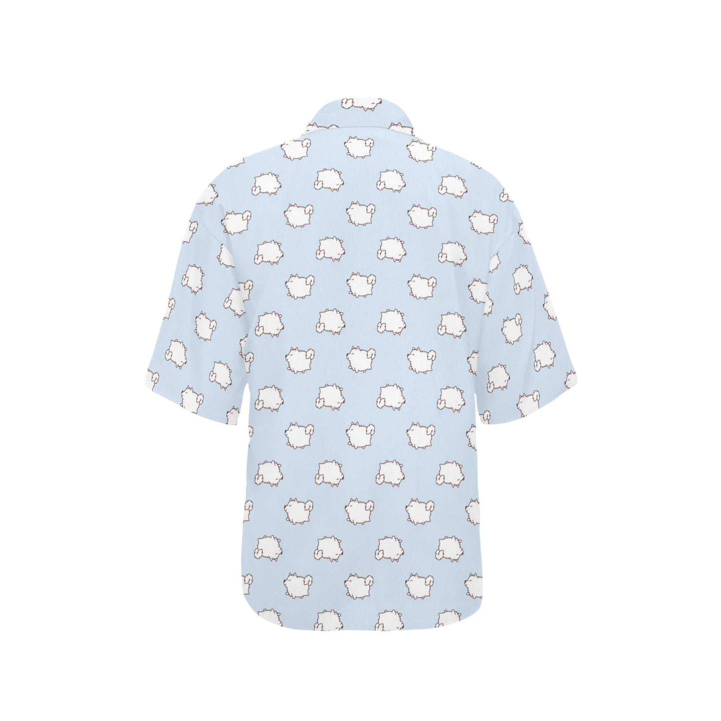 Samoyeds Print Design LKS301 Women's Hawaiian Shirt