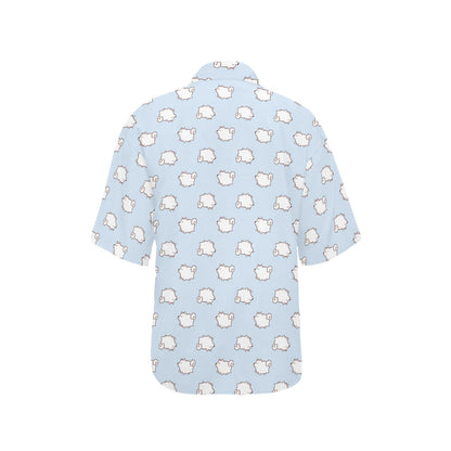 Samoyeds Print Design LKS301 Women's Hawaiian Shirt