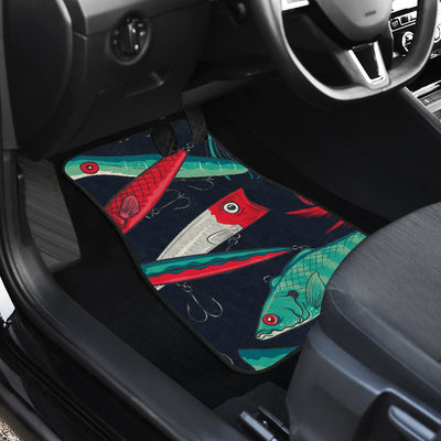 Fishing Bait Pattern Car Floor Mats