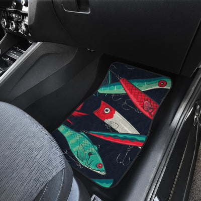 Fishing Bait Pattern Car Floor Mats