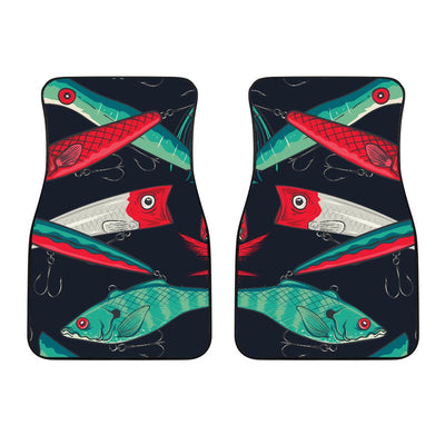 Fishing Bait Pattern Car Floor Mats