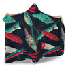 Fishing Bait Pattern Hooded Blanket-JORJUNE.COM