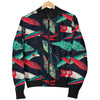 Fishing Bait Pattern Men Casual Bomber Jacket