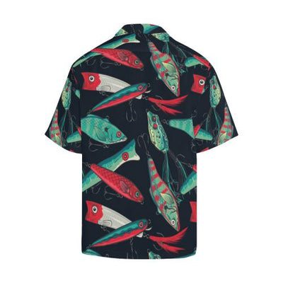 Fishing Bait Pattern Men Hawaiian Shirt