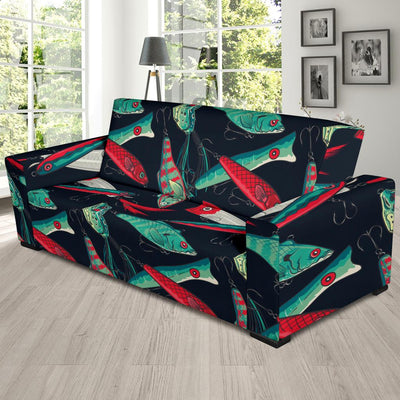 Fishing Bait Pattern Sofa Slipcover-JORJUNE.COM