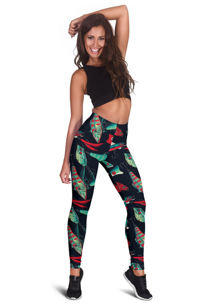 Fishing Bait Pattern Women Leggings