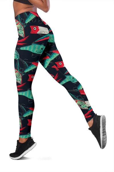 Fishing Bait Pattern Women Leggings