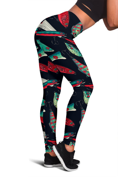 Fishing Bait Pattern Women Leggings