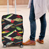 Fishing Bait Print Luggage Cover Protector