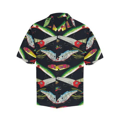 Fishing Bait Print Men Hawaiian Shirt