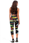 Fishing Bait Print Women Capris