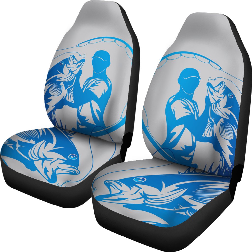 Fishing Men Universal Fit Car Seat Covers