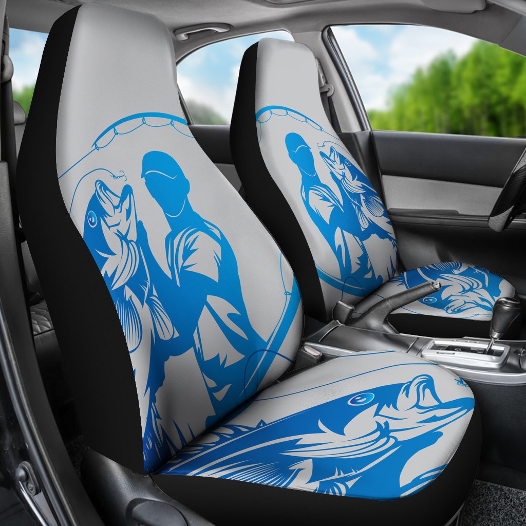 Fishing Men Universal Fit Car Seat Covers