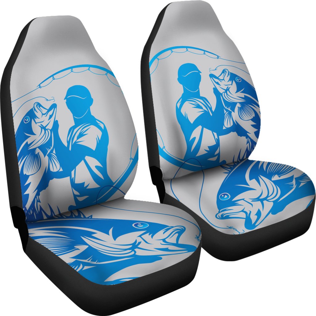 Fishing Men Universal Fit Car Seat Covers