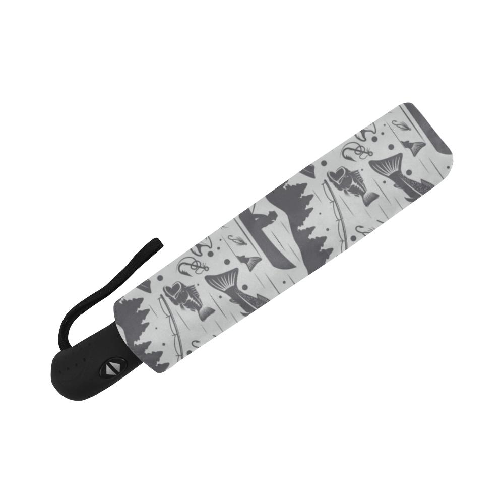 Fishing patter Automatic Foldable Umbrella