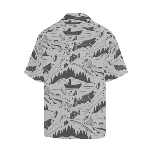 Fishing patter Men Hawaiian Shirt