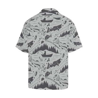 Fishing patter Men Hawaiian Shirt