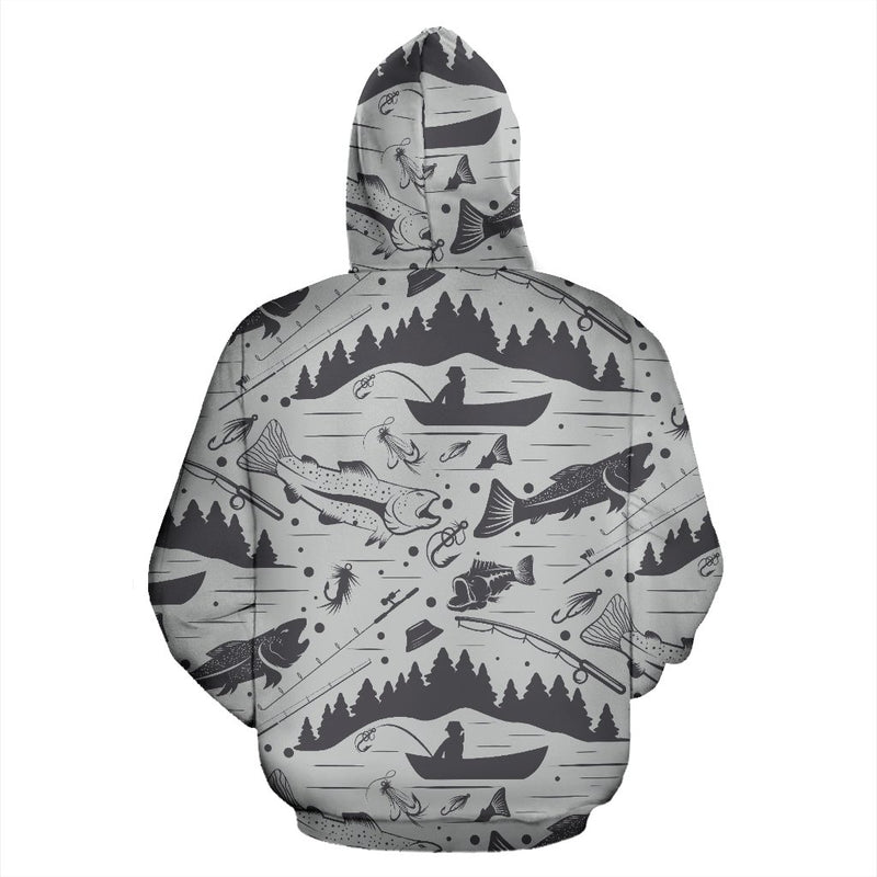 Fishing pattern All Over Print Hoodie