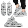 Fishing pattern Men Sneakers