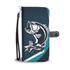 Fishing Print Wallet Phone Case