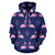 Flamingo Christmas All Over Print Hoodie