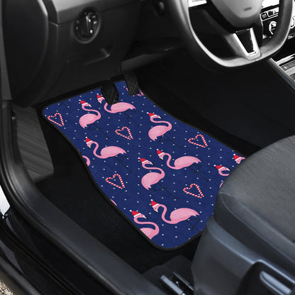 Flamingo Christmas Car Floor Mats