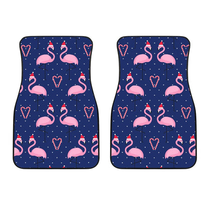 Flamingo Christmas Car Floor Mats