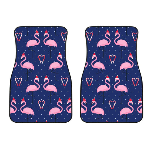Flamingo Christmas Car Floor Mats