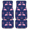 Flamingo Christmas Front and Back Car Floor Mats
