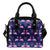 Flamingo Christmas Leather Shoulder Handbag
