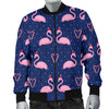 Flamingo Christmas Men Casual Bomber Jacket