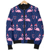 Flamingo Christmas Men Casual Bomber Jacket