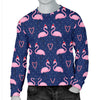 Flamingo Christmas Men Crewneck Sweatshirt