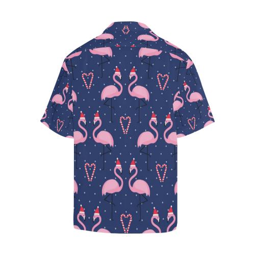 Flamingo Christmas Men Hawaiian Shirt