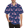 Flamingo Christmas Men Hawaiian Shirt