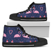 Flamingo Christmas Men High Top Shoes