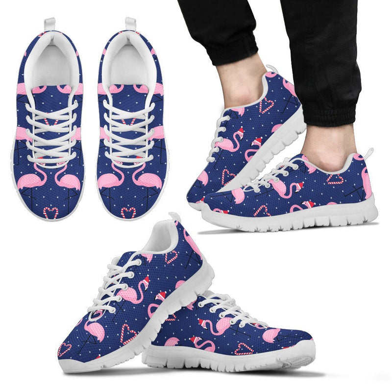 Flamingo Christmas Men Sneakers