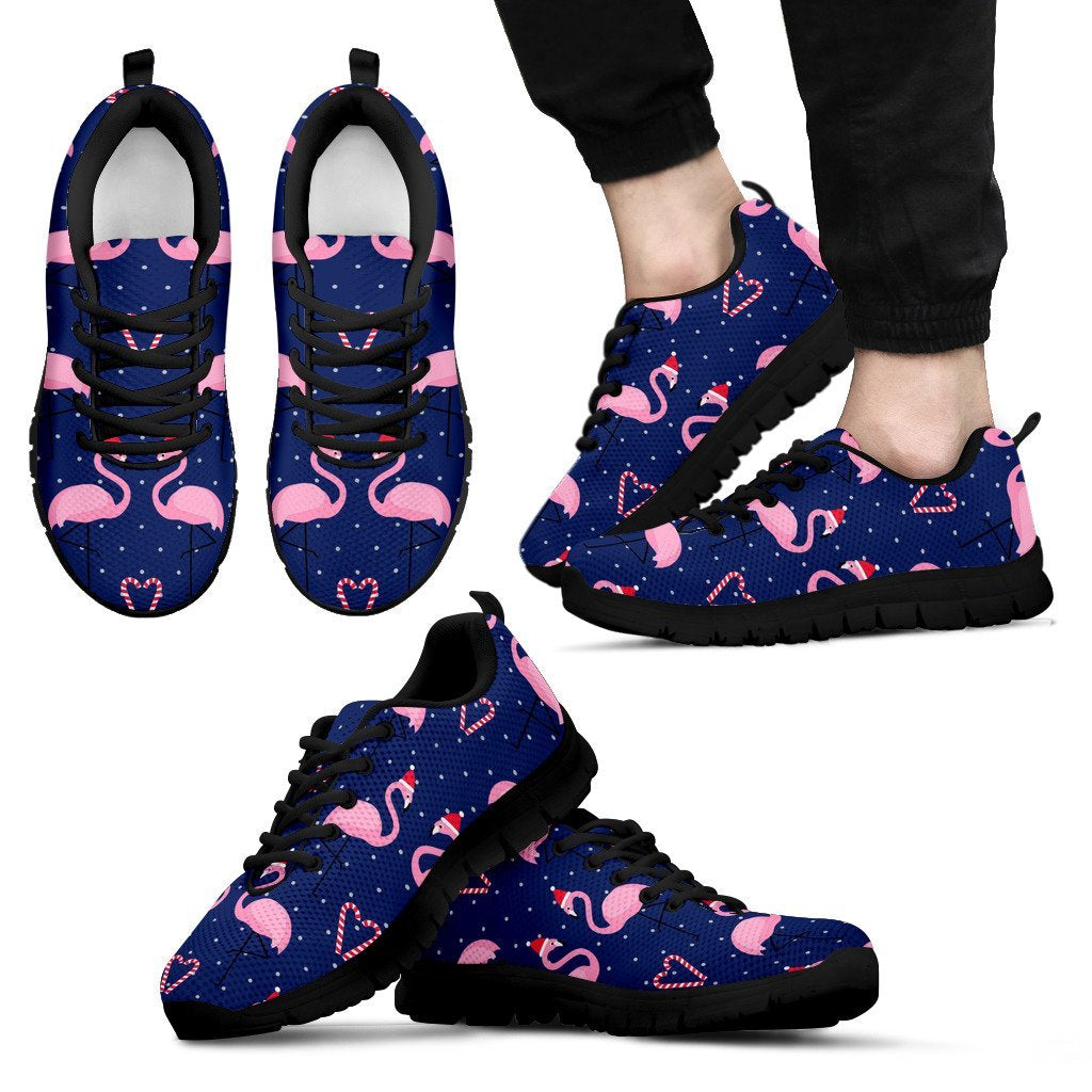 Flamingo Christmas Men Sneakers