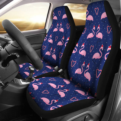 Flamingo Christmas Universal Fit Car Seat Covers