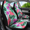 Flamingo Tropical Hibiscus Pattern Universal Fit Car Seat Covers