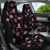 Flamingo Pink Print Pattern Universal Fit Car Seat Covers